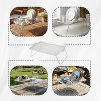 طاولة تنشيف اواني حديد مجلفن 50×30×17.5 سم، يحافظ...