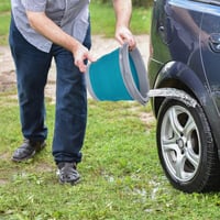 دلو فاخر قابل للطي لغسل الأواني في التخييم 5 لتر -...