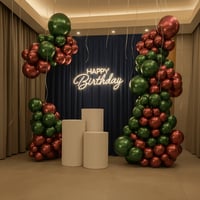 باقة تنسيق حفلة الميلاد ثيم أناقة يوم الميلاد | با...