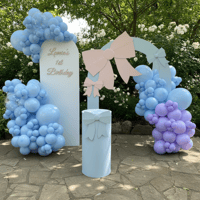 باقة تنسيق حفلة الميلاد ثيم اللون الأنيق | بارتي ب...