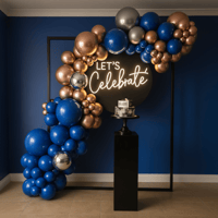 باقة تنسيق حفلة الميلاد ثيم تنسيق الفخامة السوداء...