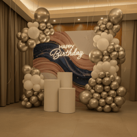 باقة تنسيق حفلة الميلاد ثيم أناقة يوم الميلاد | با...