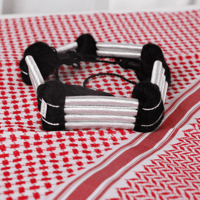 عقال التاسيس رجالي ذهبي مقصب