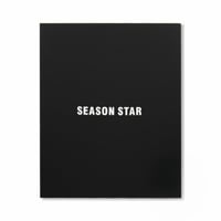 شماغ سيزون ستار احمر غامق انجليزي 2025