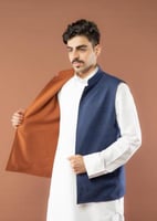 سديري دبل فيس جملي كحلي من المتالق