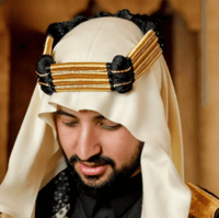 عقال التاسيس رجالي ذهبي مقصب