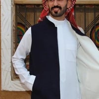 سديري دبل فيس أسود ابيض