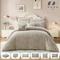 مفرش مورا صيفي نفر ونص تصميم انيق