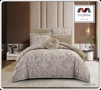 مفرش مورا شتوي صيفي وجهين نفر ونص