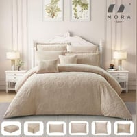 مفرش مورا صيفي نفر ونص تصميم عصري