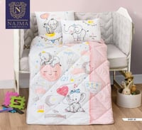 مفرش مواليد اطفال تركي بناتي