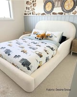 سرير اطفال نداف بمقاسات مختلفة والوان متعددة