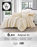 مفرش مضغوط نفرين تنسل فاخر6قطع