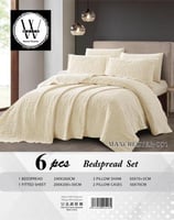 مفرش مضغوط نفرين تنسل فاخر6قطع