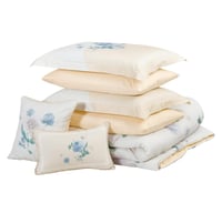 مفرش لما مزدوج 100%قطن 8 قطعه