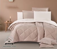 مفرش لينو سيول نفر ونص 5قطع