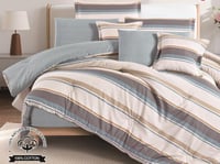 مفرش قطن100% نفر ونص 4 قطعNASMAH