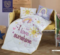 مفرش مواليد اطفال تركي بناتي