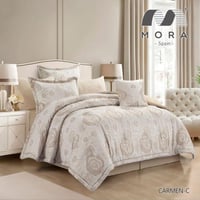 مفرش مورا نفرين مخمل فاخر7قطع