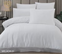 مفرش نفرين فندقي قطن100%تركي