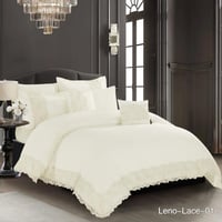 لحاف كنج لينو فاخر بدانتيل راقي