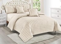 مفرش مون مضغوط سادة نفر ونص