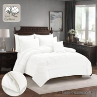 مفرش فندقي نفرين قطن النمارق 8قطع فاخر