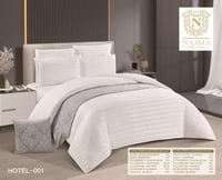 مفرش نفرين فندقي مكرو فيبر ناعم