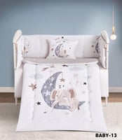 مفرش مواليد حواجز 5قطع