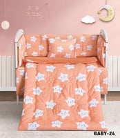 مفرش مواليد حواجز 5قطع