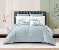 مفرش لما مزدوج 100%قطن 8 قطعه