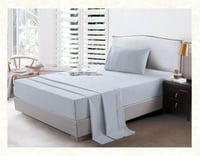 شرشف مفرد ونص 3قطع ناعم