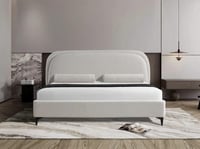 سرير لورا بقماش فاخر