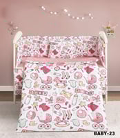 مفرش مواليد حواجز 5قطع