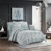 مفرش مورا نفرين مخمل فاخر7قطع