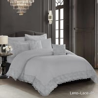 لحاف كنج لينو فاخر بدانتيل راقي