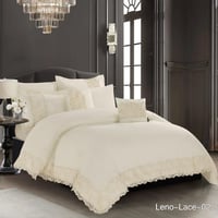 لحاف كنج لينو فاخر بدانتيل راقي