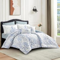 مفرش لما مزدوج 100%قطن 8 قطعه