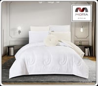 مفرش مورا شتوي صيفي وجهين نفر ونص