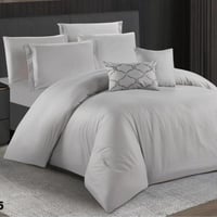 مفرش طوكيو فندقي سادة نفرين 9 قطع