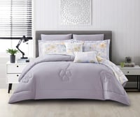 مفرش لما مزدوج 100%قطن 8 قطعه