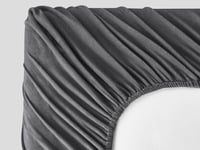 شرشف فلانو شتوي مخمل مطاط مزدوج 3 قطع - 200×200 سم