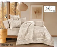 مفرش شتوي كنج فاخر 6قطع