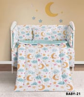 مفرش مواليد حواجز 5قطع