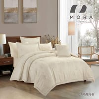 مفرش مورا نفرين مخمل فاخر7قطع