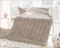 مفرش مواليد شتوي مخمل 4 قطع