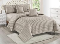 مفرش مون مضغوط سادة نفر ونص