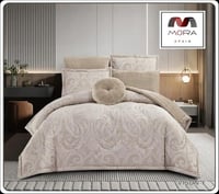 مفرش نفر ونص مورا شتوي صيفي وجهين