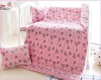 مفرش مواليد شتوي مخمل 4 قطع