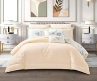 مفرش لما مزدوج 100%قطن 8 قطعه